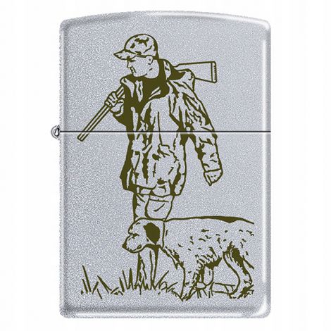 Zapalniczka benzynowa Zippo Myśliwy Satin Chrome